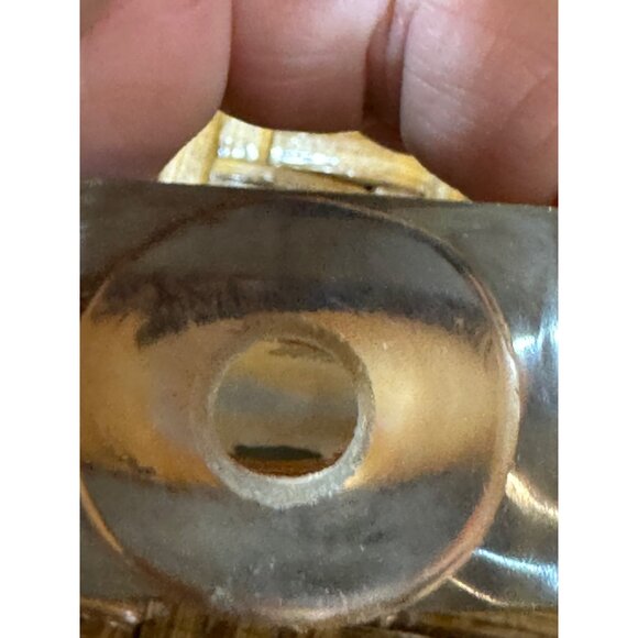 Vintage Chinese Snuff Bottle With Inside Reverse Painting & Red Stopper - Picture 7 of 8